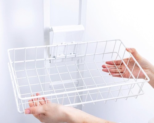 棚板は2タイプあり後から移動もOK 洗面所の収納アイデアおすすめ イメージ