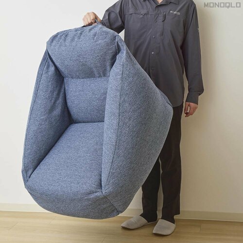 テストで実証:普通のソファに見えてとっても軽い! 無印良品「空気でできたソファ」おすすめ イメージ