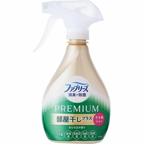 消臭スプレーおすすめ P&G ファブリーズ 消臭+除菌 プレミアム 部屋干しプラス おひさまの香り イメージ1