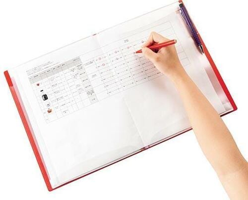 ③：A4、A3サイズの書類に対応！ 挟んだままメモできるファイル イメージ2