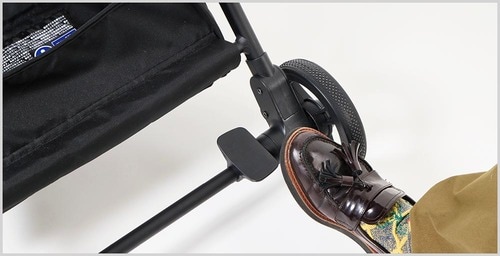 車輪のロックがしやすい! A型ベビーカーおすすめ イメージ