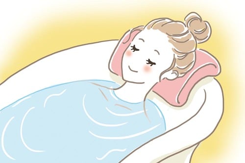 バスピローを使ってゆったり イメージ
