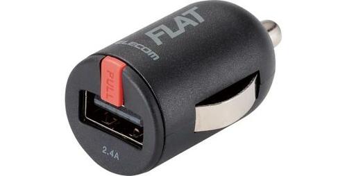 エレコム:超コンパクト車載充電器:MPA-CCU11BK