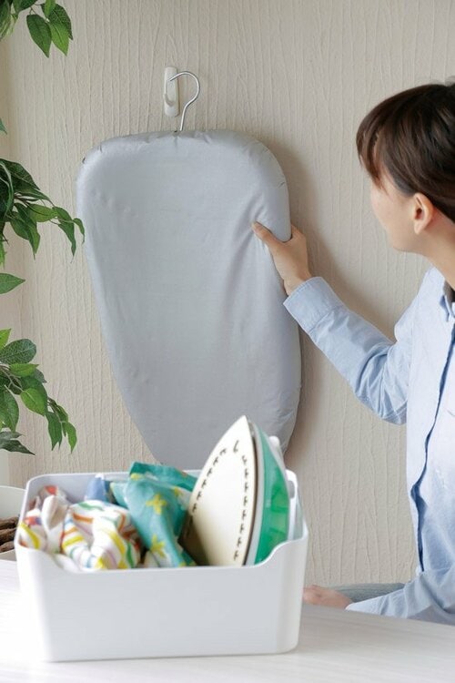 面倒な洗濯物干しとアイロンがけの小さな手間を省いてラク＆時短に！ イメージ
