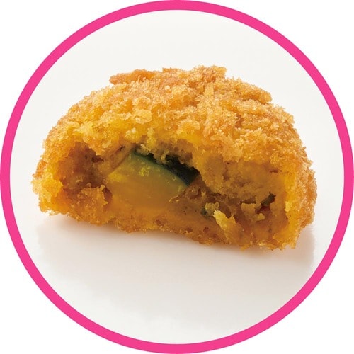 お弁当向け冷凍食品おすすめ テーブルマーク 北海道栗かぼちゃコロッケ イメージ2