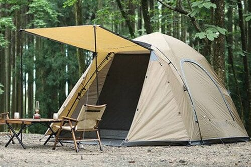 クイックキャンプ ダブルウォール キャビンテント 4-5人用 QC-DT270 ワンタッチテントおすすめ イメージ