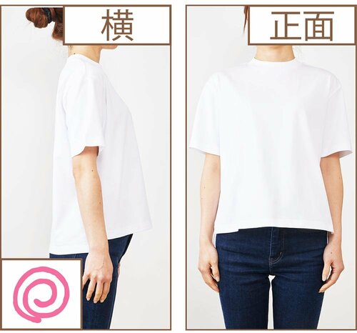 体形カバー:◎ レディース吸汗速乾Tシャツおすすめ イメージ