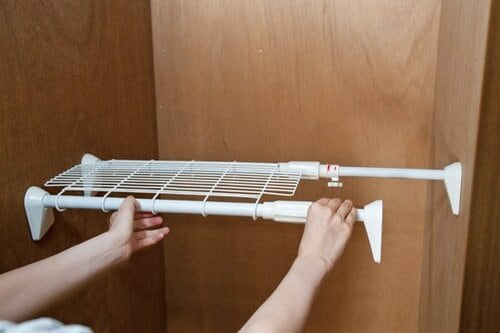 [おまけ]デッドスペースに棚を作る突っ張り棚 突っ張り棒おすすめ イメージ2