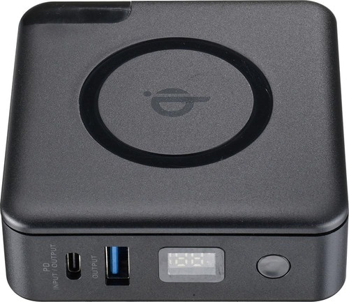 ゲオ限定のワイヤレスモバイルバッテリー ゲオ「Qi対応PD10000mAh モバイル バッテリー&AC充電器 20W」 イメージ