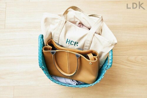 大きめの物の収納に最適 無印良品のバスケットおすすめ イメージ