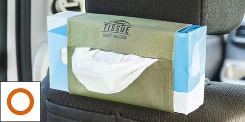 ボックスの中央だけをカバー 車用ティッシュケース・ホルダーおすすめ イメージ