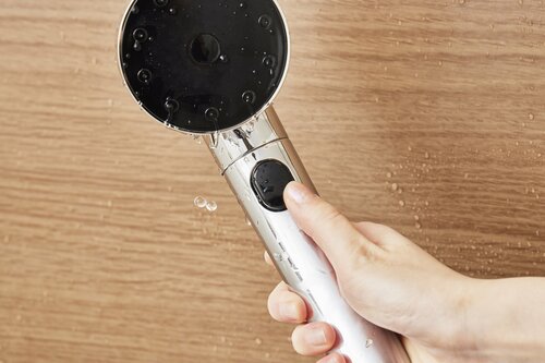 止水ボタンは押しやすい 節水シャワーヘッドおすすめ イメージ