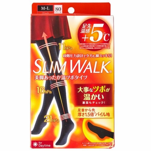 暖かいタイツおすすめ スリムウォーク 美脚あったか温ツボタイツ イメージ