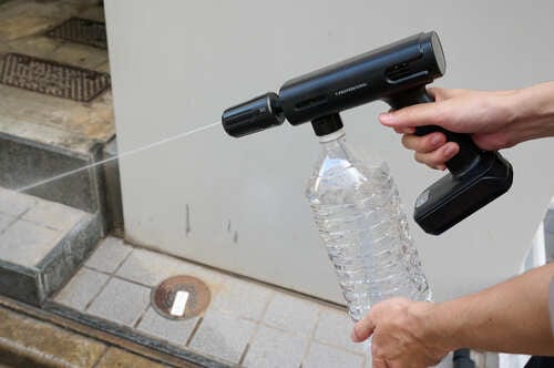 洗浄力（ペットボトル）：優秀 ハンディ高圧洗浄機おすすめ イメージ