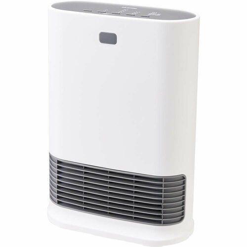 一人暮らし向けファンヒーターおすすめ アイリスオーヤマ 大風量セラミックファンヒーター Wセンサー付 AZCH-LW12A-W イメージ
