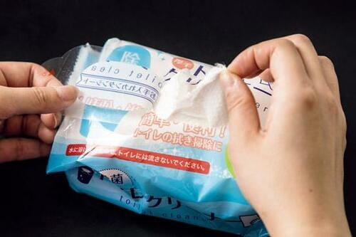 ペラペラで破れやすいトイレクリーナーに要注意 イメージ