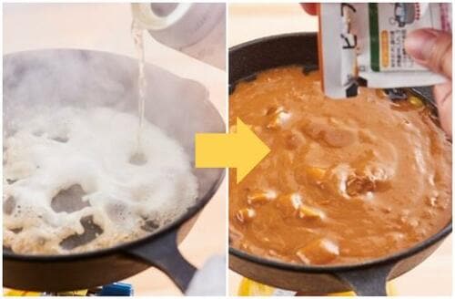 余ったお酒&枝豆をブチ込む“レトルト激変”ワイルドカレー!