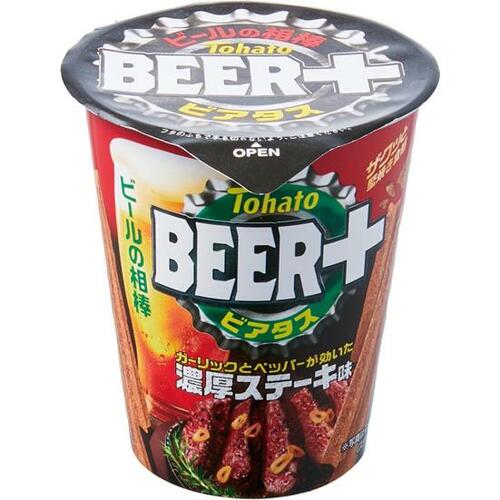 15位: 東ハト ビアタス濃厚ステーキ味は意外と軽い味 イメージ