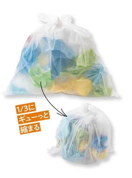 ゴミを圧縮すればゴミ捨て回数を減らせます