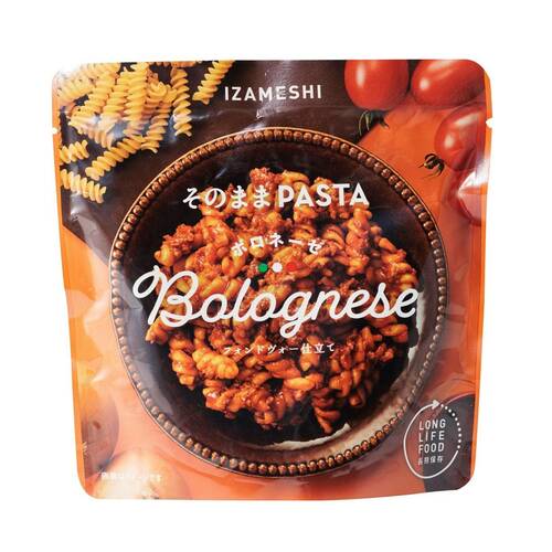 非常食おすすめ 杉田エース IZAMESHI そのままPASTAボロネーゼ イメージ