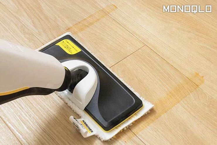 【速攻】素早く立ち上がり1往復で! 頑固な汚れを一掃するスティックスチームクリーナー(MONOQLO)