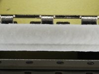 ⚫︎新品時と25日間使用後の刃とジェルスムーサーの拡大図 T字カミソリおすすめ イメージ12