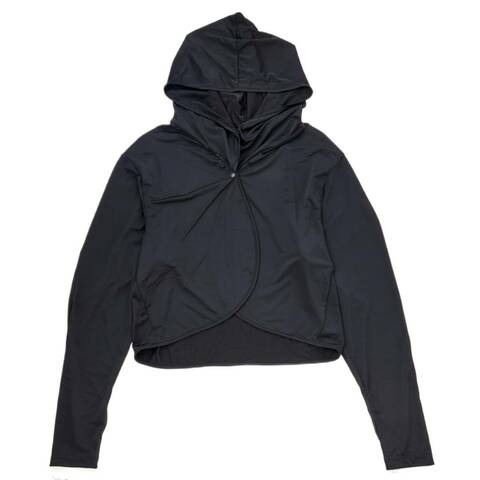 【美品】elu. UVcut パーカー 黒 楽天市場】話題の品 UV＆クール顔までガードパーカー 忍者パーカー