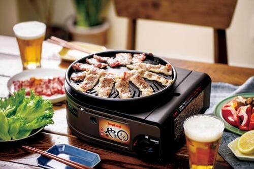 [カセットグリル：おすすめ2] 煙が出にくい焼肉プレート イメージ