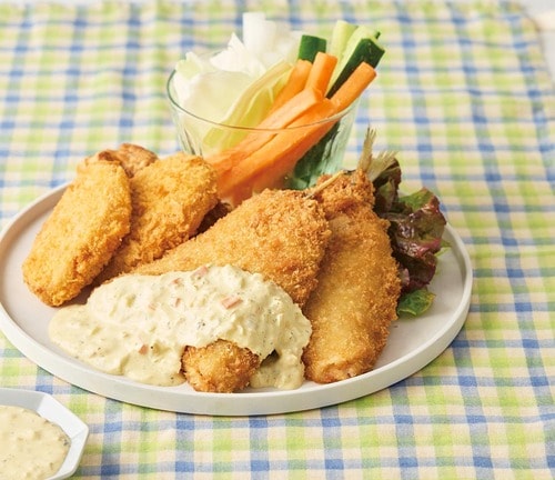 野菜の具材感たっぷりの万能タルタルソース タルタルソースおすすめ イメージ