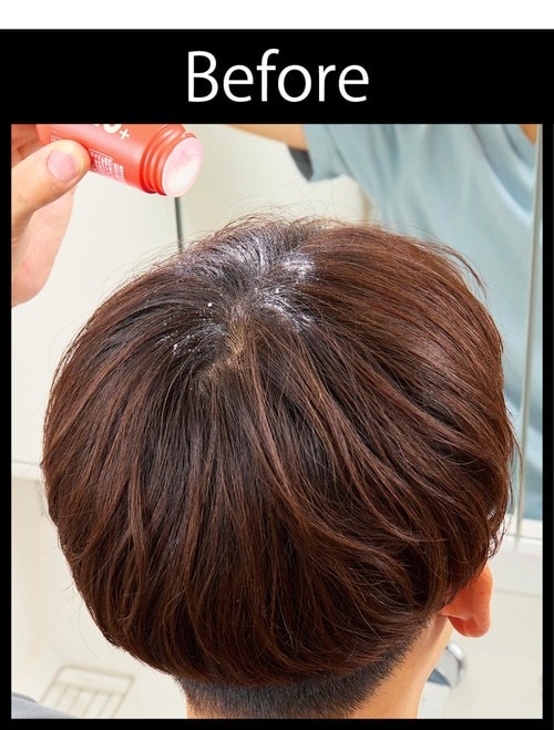 【仕上がり】髪を立ち上げ地肌が隠れた パウダーワックスおすすめ イメージ3