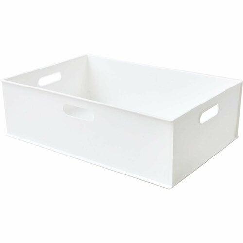 ニトリのハンガーおすすめ ニトリ バスケット Nインボックス よこ型ハーフ ホワイト イメージ1