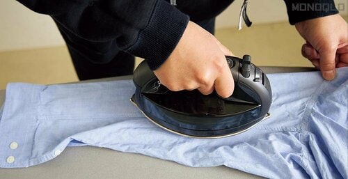 ステップ1:袖 スチームアイロンおすすめ イメージ2