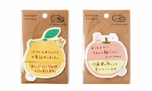 IROHA GOODS COMPANY:KOHEM ふせん りんご／みかん
