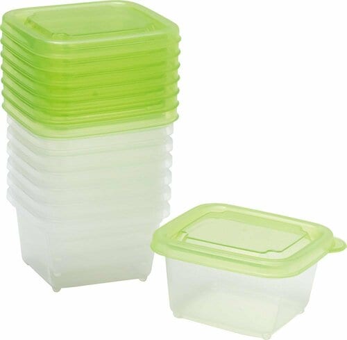 安くて丈夫でも角や溝が多めで洗いづらい「スケーター」 離乳食冷凍容器おすすめ イメージ