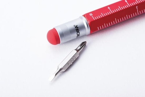 5in1ボールペンその1 ボールペン＋定規＋スタイラス＋ドライバー＋水平器 イメージ2