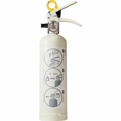 家庭用消火器おすすめ カインズ デザイン消火器 住宅用強 住宅用強化液消火器 ホワイト イメージ1