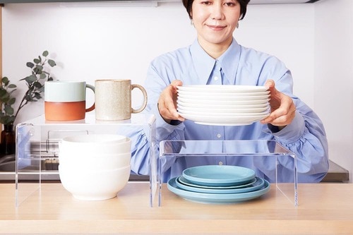 無印良品「アクリル仕切棚 大・小」 片付けのプロのおすすめ収納アイテムおすすめ イメージ5