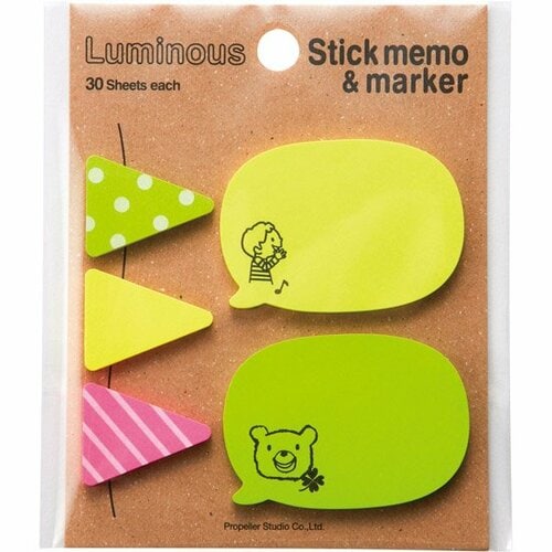 プロペラスタジオ:Luminous Stick memo & marker