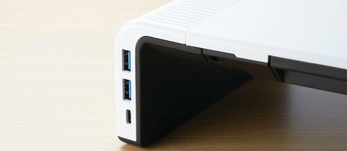 ベストの理由2:Type-Cのポートを搭載 モニター台おすすめ イメージ