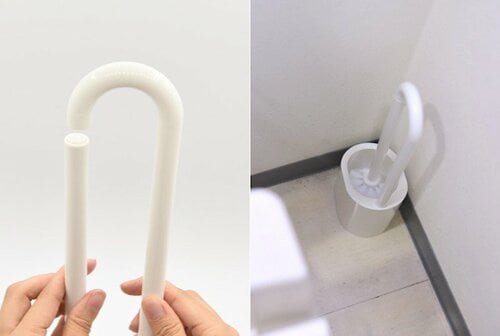 ハンドルとホルダーはマグネットでくっ付く トイレブラシおすすめ イメージ
