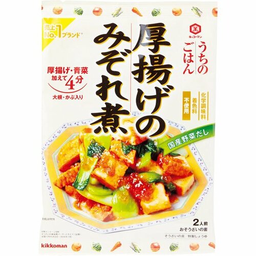 キッコーマン:うちのごはん 厚揚げのみぞれ煮:調味料
