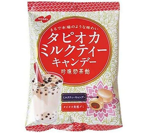 大きな“タピオカ食感のグミ”が入ったタピオカミルクティーキャンデー タピオカミルクティーおすすめ イメージ