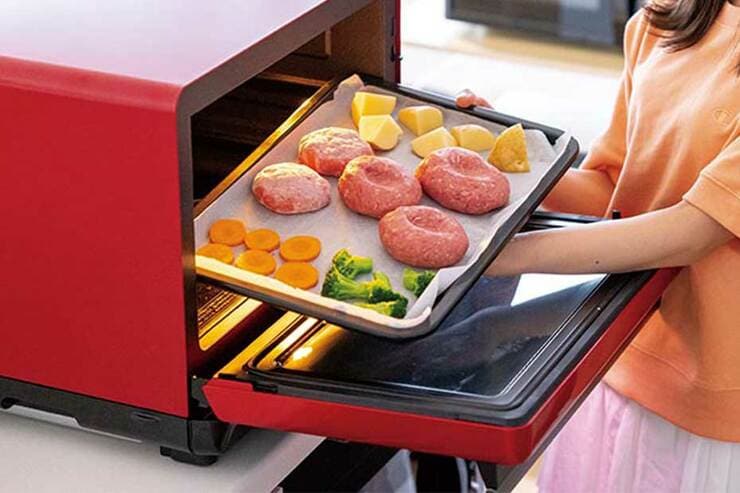 シャープ「ヘルシオ AX-XA20」がおすすめ！ 温度の違う食材を同時に調理できるのイメージ