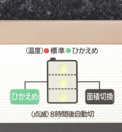 設定温度を微調整できる ホットカーペットおすすめ イメージ