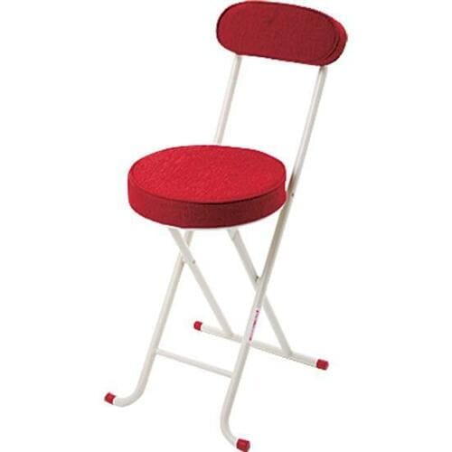 座面が小さめで座りづらい 背付き 折りたたみチェアー イメージ