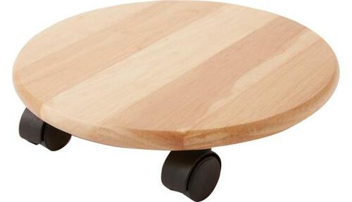 アイリスオーヤマ:木製鉢置台 MH-300:キャスター台