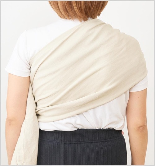 肩1点ながら“面”の支えで負担が少ない 抱っこ紐おすすめ イメージ