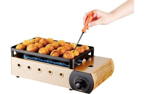 [カセットグリル：おすすめ3] キャンプでたこ焼きがしたい！ イメージ