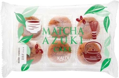 コーヒーのお供にぴったり！ 「抹茶あずきケーキ」 イメージ