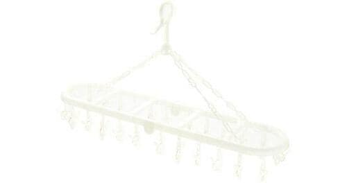 セリア:ピンチハンガー 折りたたみ式 24P:ランドリーグッズ